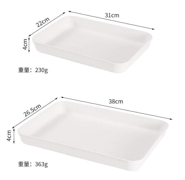 Commercial Deepening Tray Rectangular Kindergarten Plastic Storage Tray for Hot Pot Food Preparation Tray with Marinated Flavor Marinated Dishes Display Tray