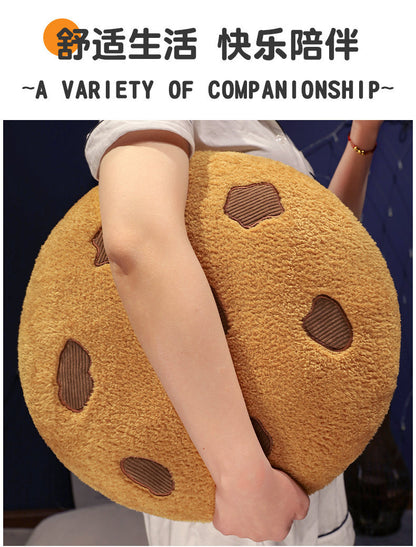 Ins Cute Cookie Pillow Cross-border Plush Toy Creative Snack Pillow Living Room Bedroom Nap Pillow