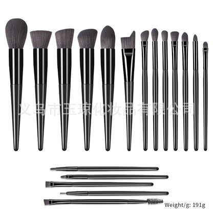 Cross-border explosions makeup brush suit 33-piece set beauty egg powder puff super soft eye shadow brush foundation brush beauty wholesale