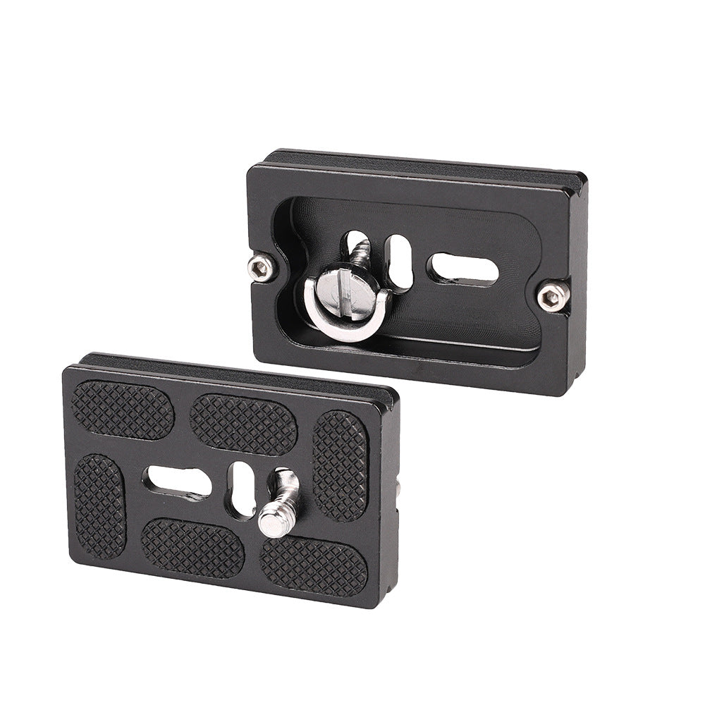 Wholesale Slr Quick Release Plate Camera Aluminum Alloy Pu60 Base Ptz Pu Base Plate Universal Quick Release Plate Quick Release Seat