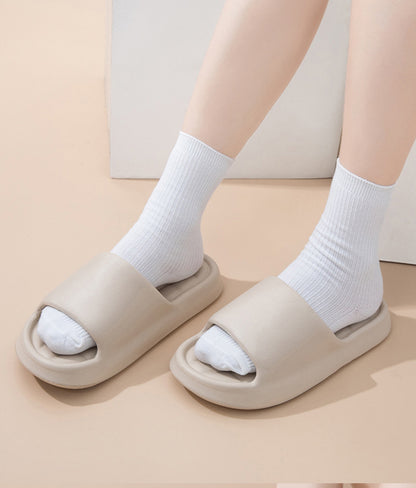 Stepping on excrement feeling sandals and slippers women's summer new home non-slip bathroom home men's eva cool tray factory wholesale cross-border