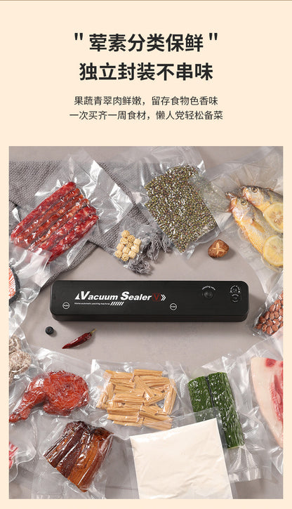 Vacuum sealing machine small household food packaging machine automatic sealing cooked food compression plastic sealing Preservation Machine