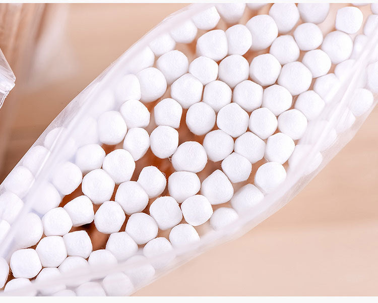 1000 double-headed multifunctional cotton swab wholesale large disposable sanitary cotton swab ear spoon makeup remover cotton