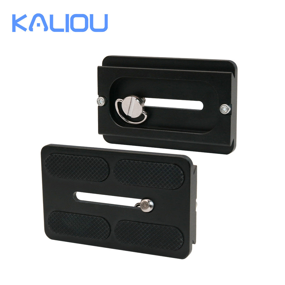 Wholesale Slr Quick Release Plate Camera Aluminum Alloy Pu60 Base Ptz Pu Base Plate Universal Quick Release Plate Quick Release Seat