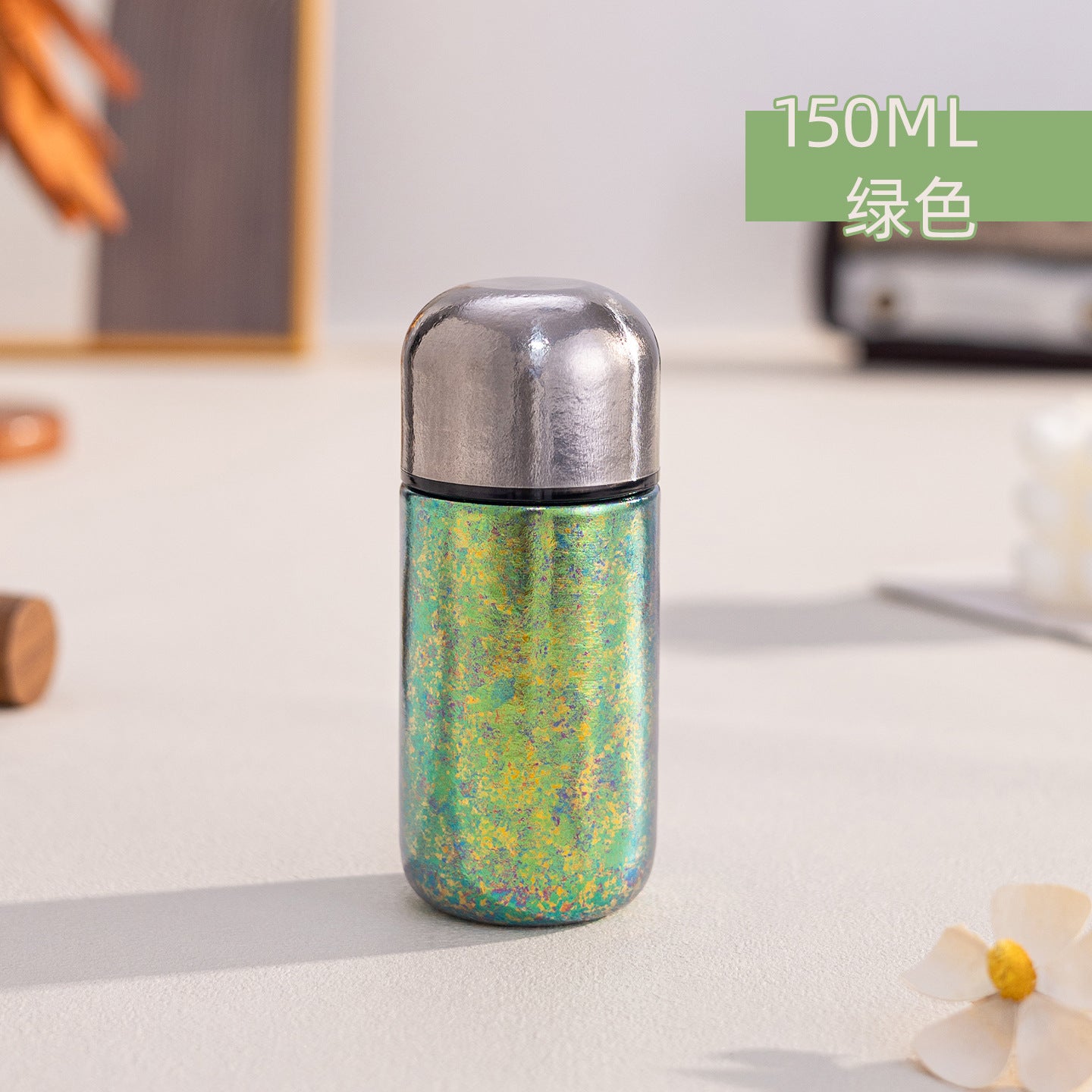 Capsule Bird's Nest Titanium Cup Women's Car Mini Insulated Cup Portable Compact 150ml Pocket Cup Pure Titanium Water Cup