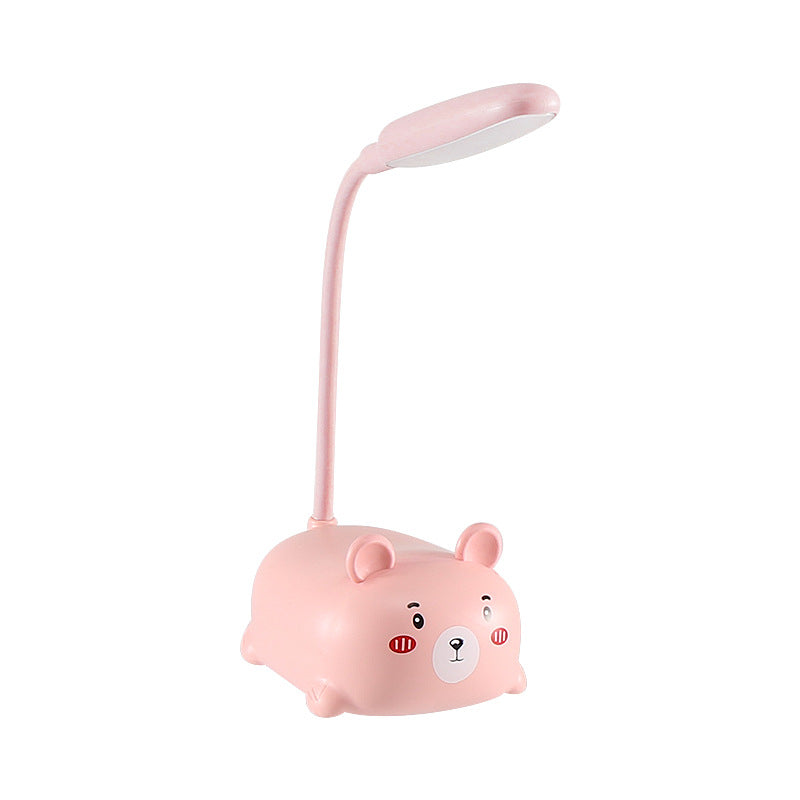 Factory direct creative cute girl heart mini small table lamp led bedroom bedroom bedside eye protection night light