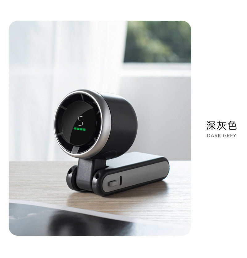 Popular Outdoor Handheld Mini Fan Desktop Fan Brushless Motor Hanging Neck Small Fan Cross-Border Hot Model