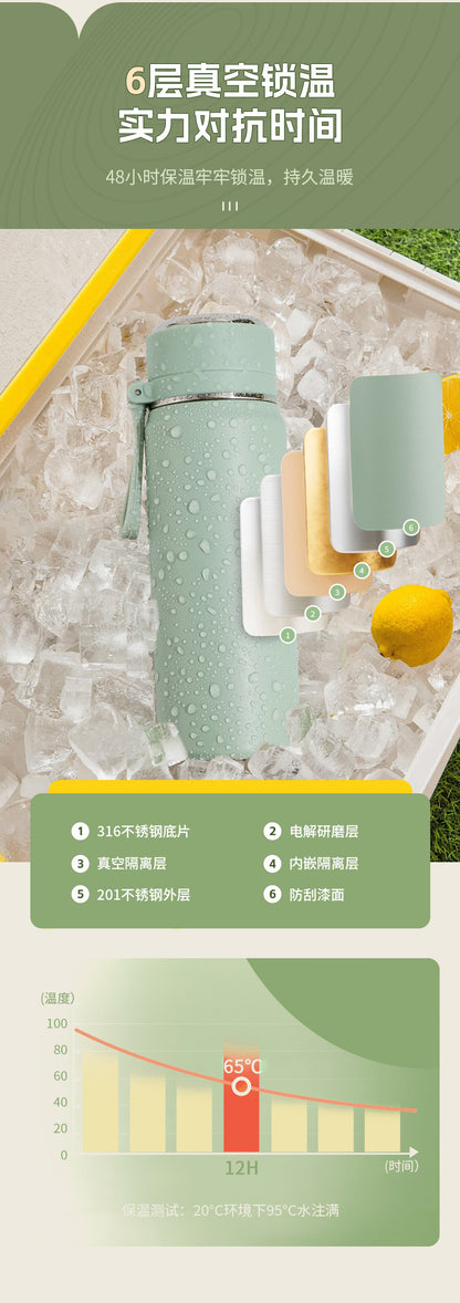 Stainless Steel Mini Thermos Cup Wholesale High-Value Vacuum Bullet-Shaped Portable Pocket Thermos Water Bottle Custom-Made