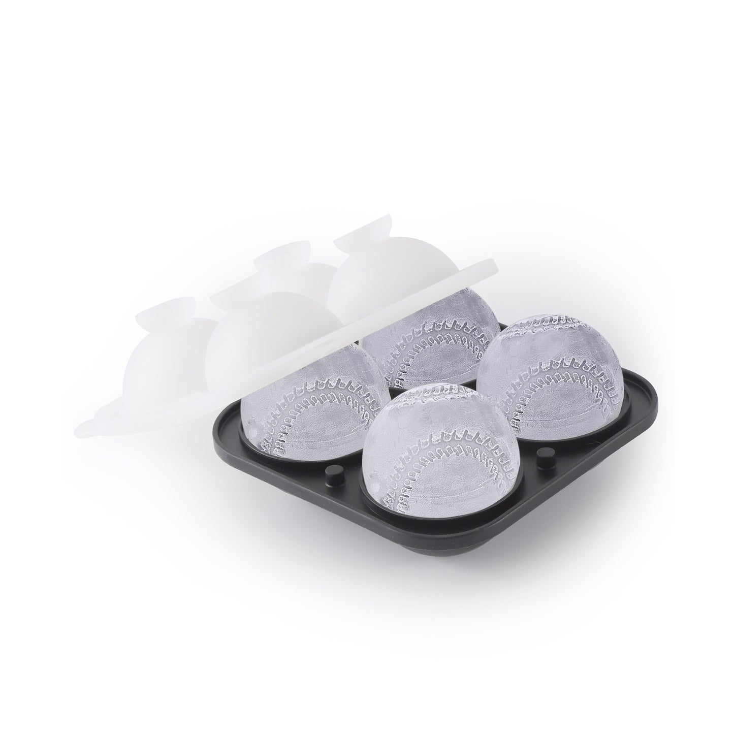 Food Grade Large Ice Hockey Mold Ice Artifact Whiskey Household Frozen Ice Block Spherical Large Silicone Round Ice Pot