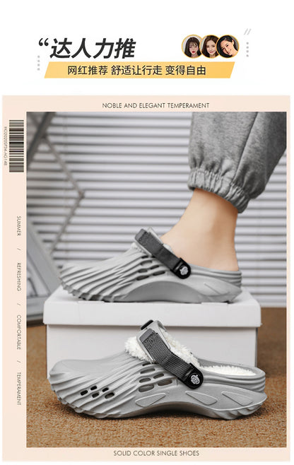 Cotton Slippers for Home, High-End Outer Wear, 2025 Winter New Cross-Border Cotton Shoes Manufacturer Wholesale Cotton Tow