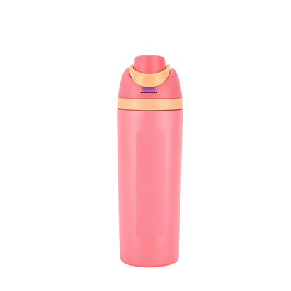 Amazon Fruit Cup 304 Stainless Steel Insulated Cup High-Looking Creative Straw Cup Outdoor Portable Water Cup