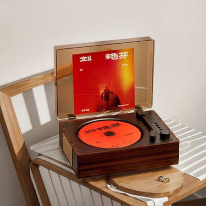 Cross-Border Popular Retro Cd Player Portable Music Album Bluetooth Speaker Player Cd Disc Birthday Gift