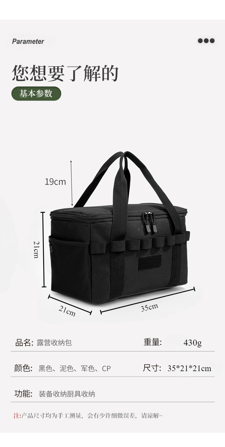in stock Niuniu Outdoor Camping Storage Bag Large Capacity Camouflage Handbag Tear Resistant Material Tactical Bag Wholesale