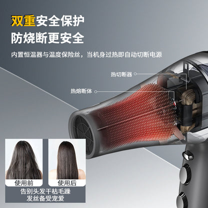 Manufacturer Wholesale Amazon Hair Salon Hair Dryer Cross-Border 2400W Barber Shop Hairdressing High Power Hair Dryer Wholesale
