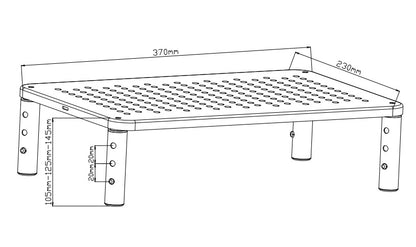 Cross-Border Monitor Computer Stand, Adjustable Height Laptop Desktop Base, Storage Rack, Height-Increasing Stand