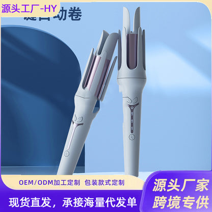 Foreign trade cross-border 32m full-automatic curling iron negative ion does not hurt hair groove electric curling iron perm female big wave