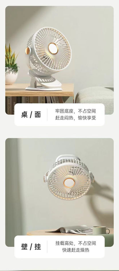 Cross-border Applicable Gift USB Charging Clip Fan Home Dormitory Office Desk Desktop Bedroom Long Endurance