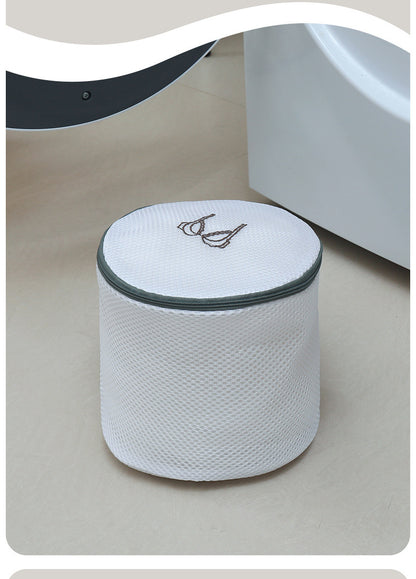 Sandwich Embroidery Laundry Bag Double-Layer Thickened Bra Protective Wash Bag Set Large Mesh Bag for Washing Machine