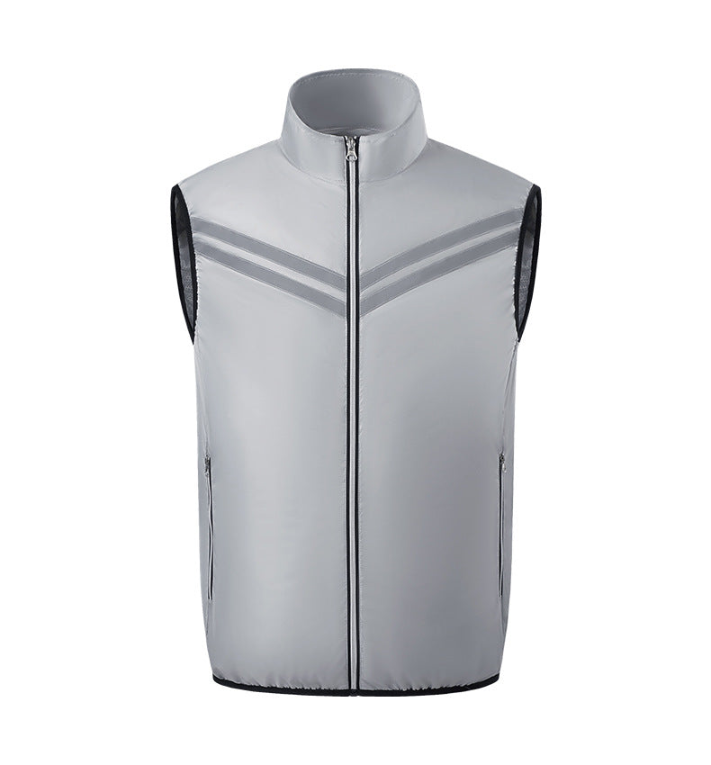 Cross-Border Supply of Intelligent Heatstroke Prevention Refrigeration Air-Conditioning Clothing Summer Cooling Fan Vest Outdoor Sun Protection Ice Vest Clothing