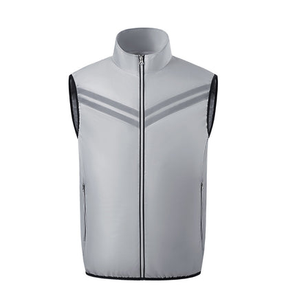 Cross-Border Supply of Intelligent Heatstroke Prevention Refrigeration Air-Conditioning Clothing Summer Cooling Fan Vest Outdoor Sun Protection Ice Vest Clothing
