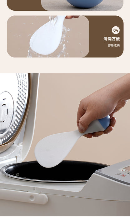 Roly-Poly Non-Stick Rice Spoon Can Stand up and Withstand High Temperatures for Household Kitchen Rice Cookers to Serve Rice and Rice Scoops