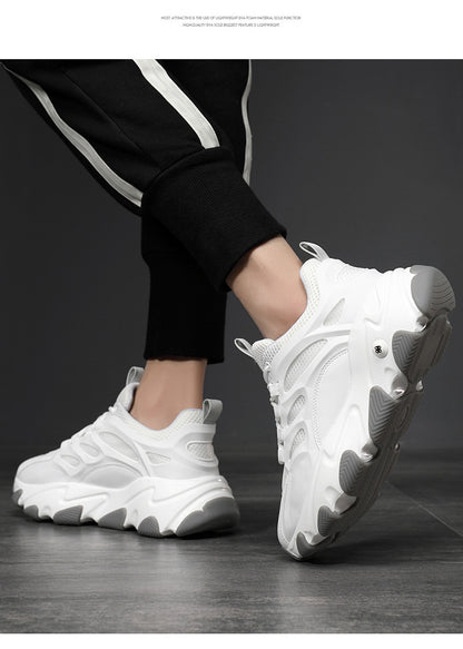Lion Eagle Dell Torre Shoes Men's Shoes Breathable 45 Thick Bottom Black Plus Size 46 Joker 47 Casual Shoes 48 sneaker
