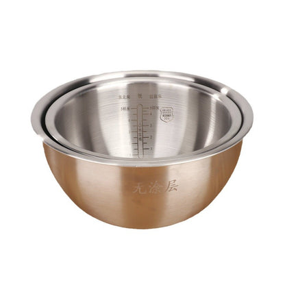 Rice Cooker Liner 304 Stainless Steel Food Grade Zero Coated Non-stick Cooker Liner Suitable for Xiaomi Rice Cooker