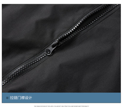 Russian Foreign Trade Trendy Brand Reflective Patchwork Stand-Up Collar Jacket Spring and Autumn Loose Sports Casual Jacket for Men
