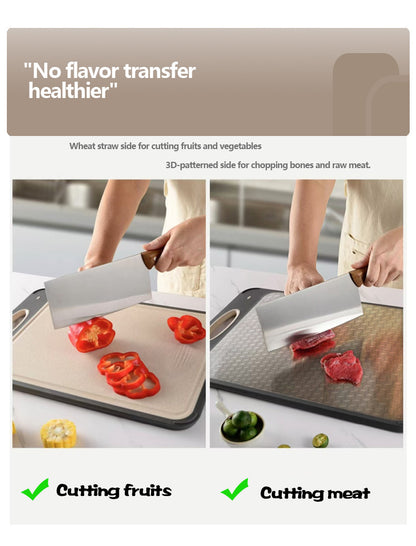 New in stock Amazon Explosions 3D Pattern Stainless Steel Cutting Board Titanium Cutting Board 304 Double-sided Cutting Board