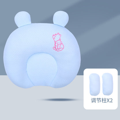 Baby Pillow, Baby Latex Pillow, Washable Imitation Eccentric Head Correction Head Shape, Breathable Newborn Shaping Pillow, Available in All Seasons