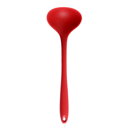 In-Stock Two-Color Silicone Kitchen Utensils, Kitchen Supplies That Won'T Damage Pots, Easy to Clean, Strainer, Soup Spoon, Spatula Set, Non-Stick Pan