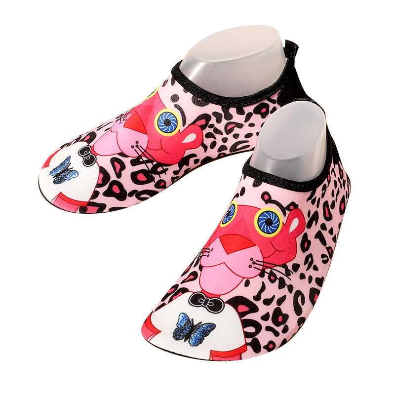 Cross-border new beach shoes quick-drying non-slip soft bottom outdoor wading shoes indoor fitness floor socks yoga shoes