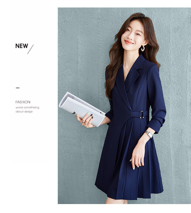 Gao Ding Light Luxury Suit dress Women's 2024 New Business Wear Business Commuter Gold Store Sales Department Work Clothes