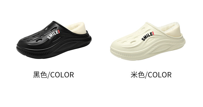 Cotton Slippers for Home, High-End, Daily Wear, 2025 New Style Fleece-Lined Warm Cotton Shoes for Men, Cotton Tow