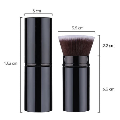 New Portable Retractable Makeup Brush Cangzhou Blush Brush Powder Brush Loose Powder Brush Multifunctional Makeup Tool