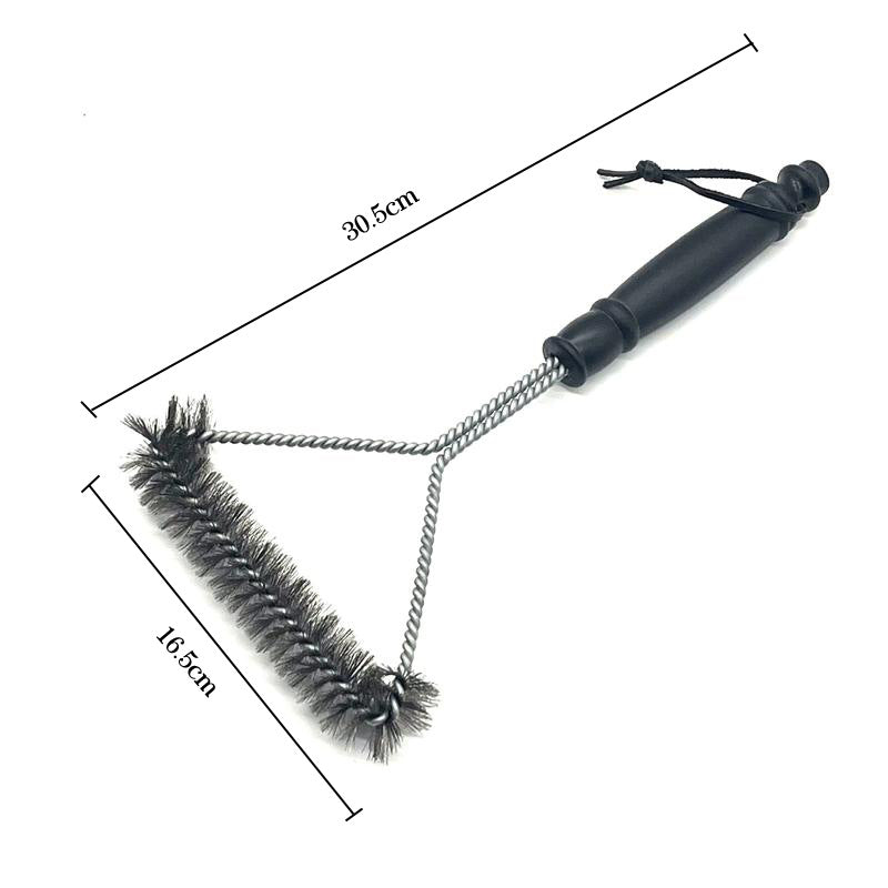Amazon's Best-Selling Stainless Steel Barbecue Brush Wire Brush Barbecue Grill Cleaning Brush Bbq Barbecue Tool Brush