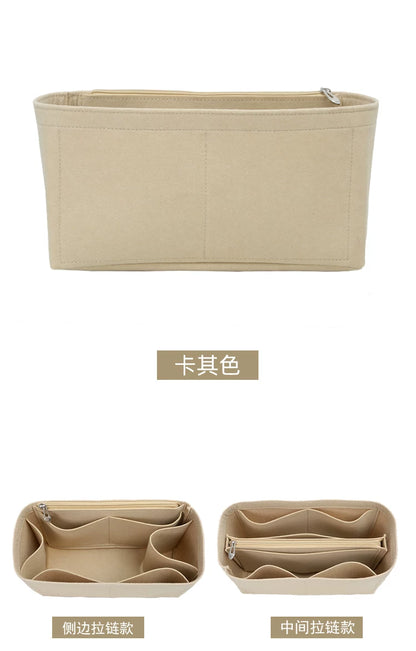 Suitable for Lv Carryall Inner Bag, Medium-Sized Handbag Organizer Storage Bag with Lining