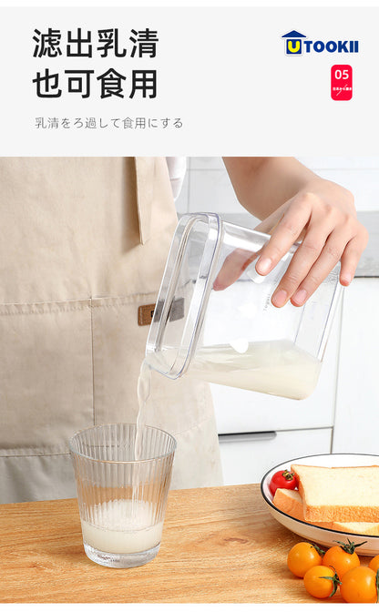 Cross-border yogurt filter homemade Greek yogurt machine cold extraction whey separator cheese soy milk cleaning net artifact