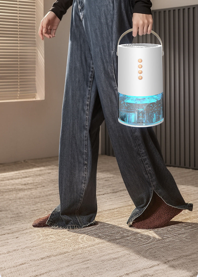 Factory Direct Dehumidifier for Home Bedroom, Small Silent Dehumidifier for Humid Weather, Air Purification, Dehumidification, and Moisture Absorption