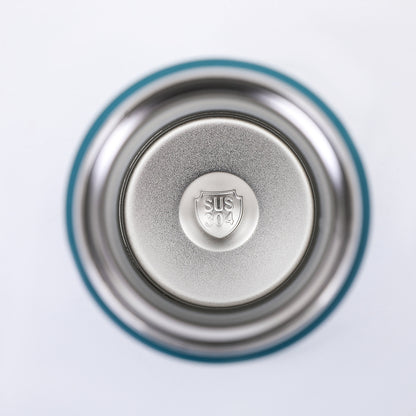 New Japanese Element Cup Flat Lid Simple Accompanying Water Cup Portable 304 Stainless Steel Double Layer Vacuum Thermos Cup