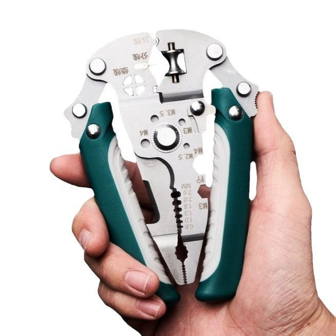 Foldable Wire Stripping Pliers Multifunctional Wire Stripping and Crimping Pliers Manufacturer Wholesale Industrial Grade Screwable Wire Stripping Pliers