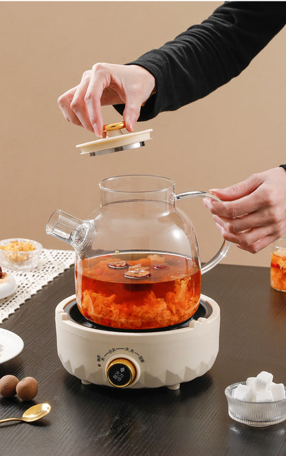 Multifunctional Health Pot Household Boiling Teapot Office Flower Teapot Glass Kettle Reservable Health Cup Gift