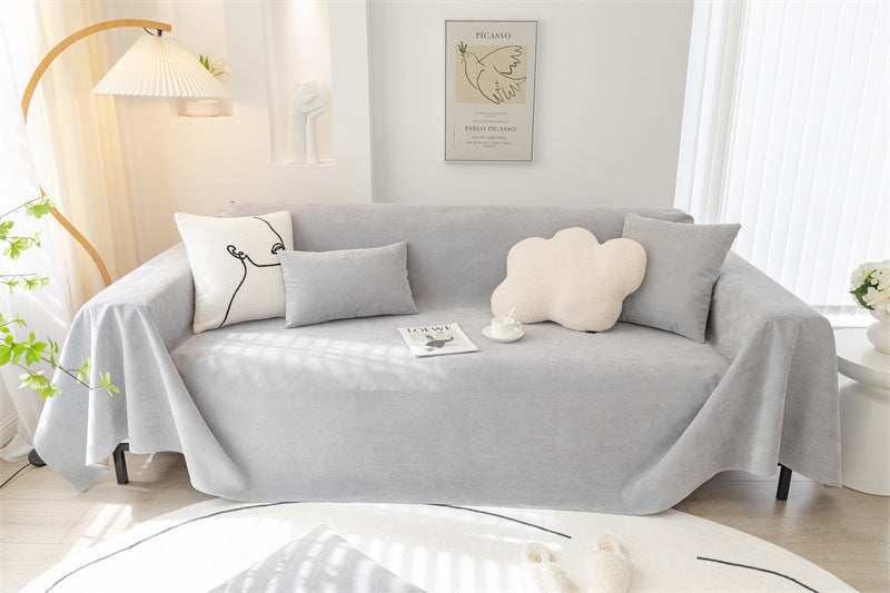 Four Seasons Universal Waterproof Sofa Towel Urine-proof Cat-scratch-proof Sofa Cover Cloth Towel Chenille Non-slip Non-sticky Sofa Cover