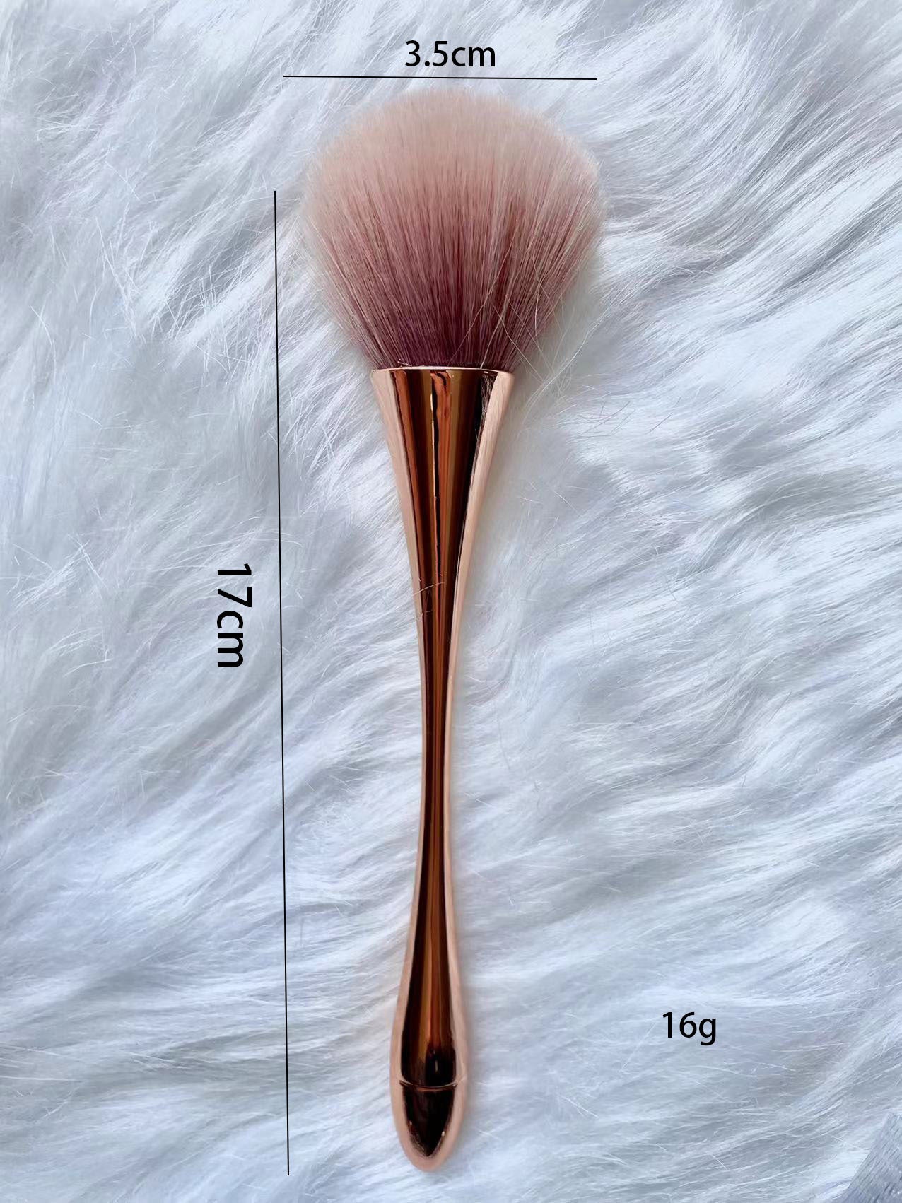 Source Manufacturer Golden Small Waist Blush Brush Loose Powder Brush Super Large Soft Hair Powder Makeup