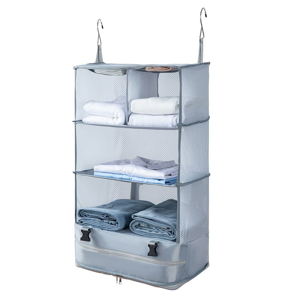 Amazon Outdoor Storage Travel Organizer Hanging Bag Suitcase Multifunctional Wardrobe Hanging Clothes Storage Bag