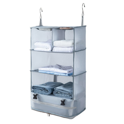 Amazon Outdoor Storage Travel Organizer Hanging Bag Suitcase Multifunctional Wardrobe Hanging Clothes Storage Bag