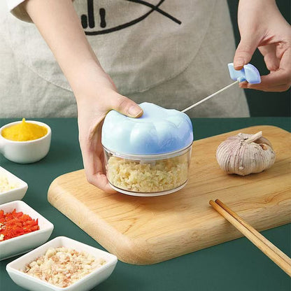 Manual Garlic Puller Household Garlic Mashed Artifact Supplementary Food Machine Meat Grinder Garlic Crusher Multi-Function Kitchen Artifact