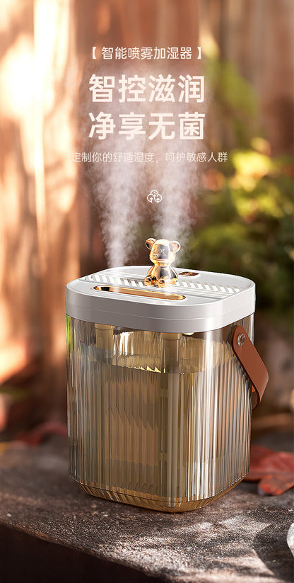 Cross-Border Desktop Humidifier for Home Bedroom Extra Large Capacity Ambient Light Double Nozzle Extra Large Mist Volume Sprayer Dropshipping