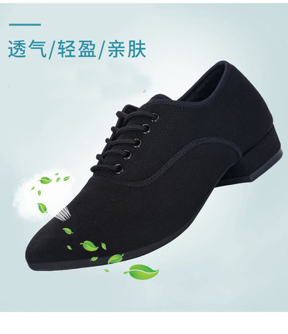 Oxford Cloth Latin Dance Shoes Men's Square Dance Shoes Adult Modern Dance Shoes Soft Bottom Social Dance Shoes Dance Shoes 2025