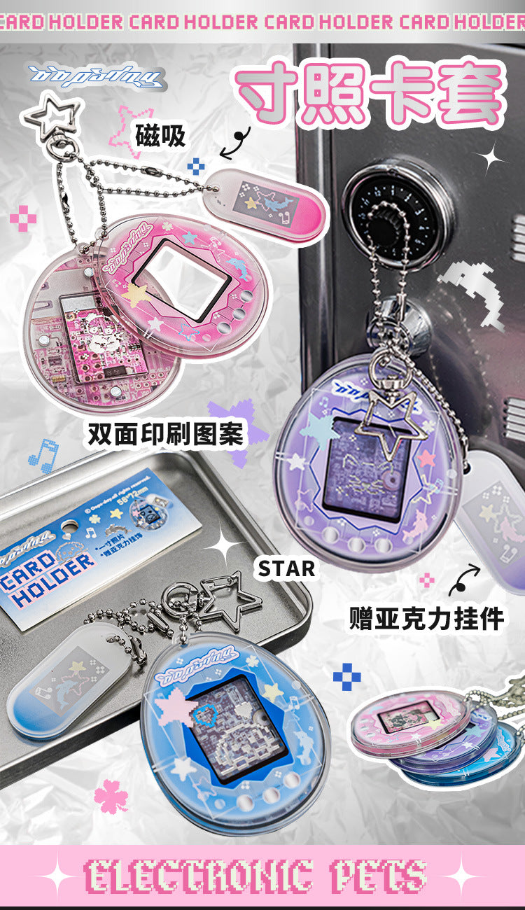 OOPSDAY Rest Day Tamagotchi Inch Photo Card Set American Vintage Hanging Star Chaser Mini Card Set